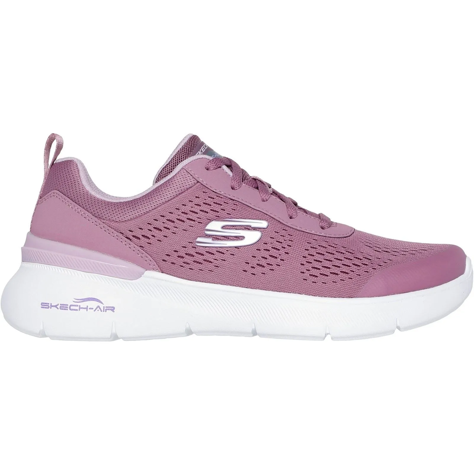 Women's Wide Fit Skechers 150370 Skech-air Dynamight 2.0 New Heights Trainers