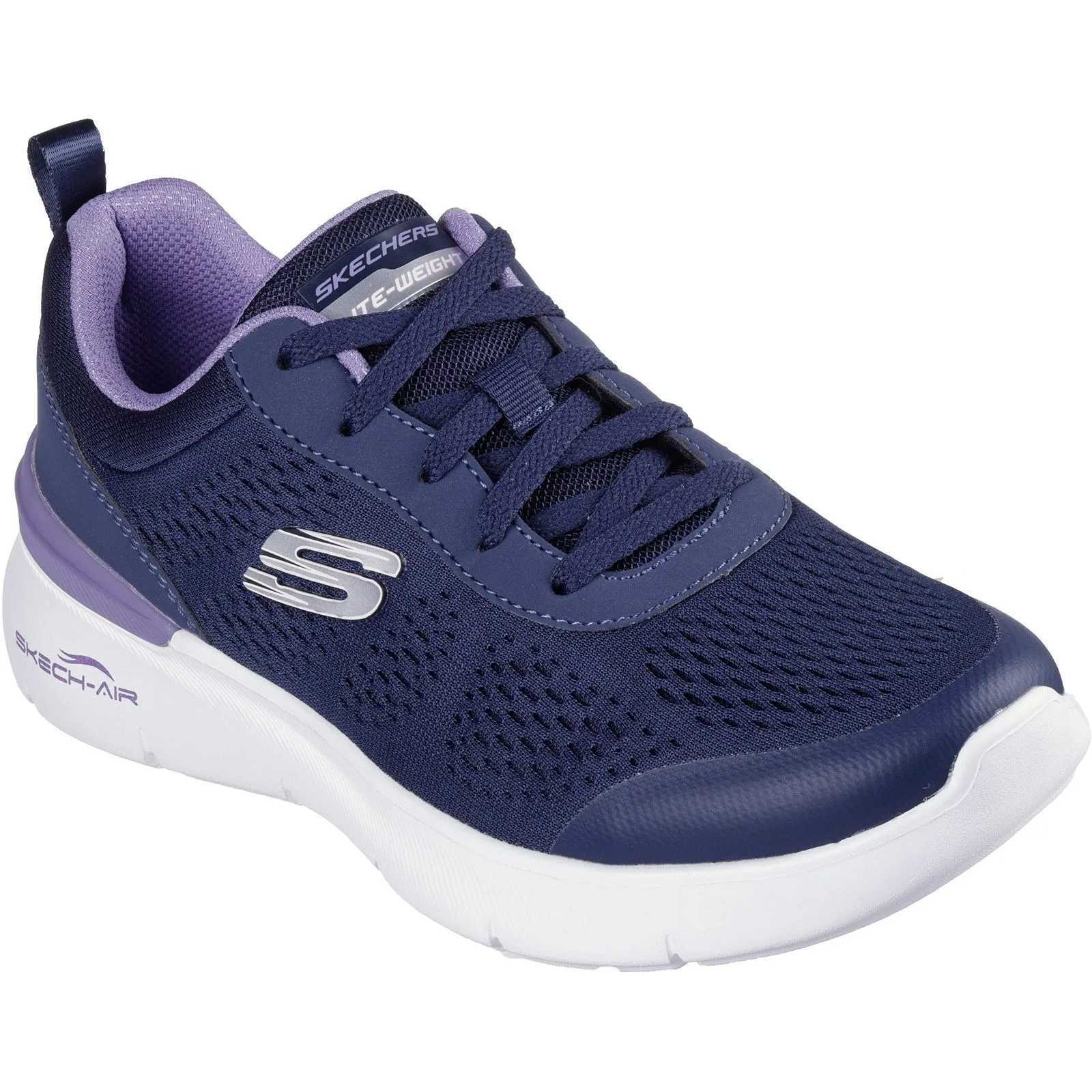 Women's Wide Fit Skechers 150370 Skech-air Dynamight 2.0 New Heights Trainers