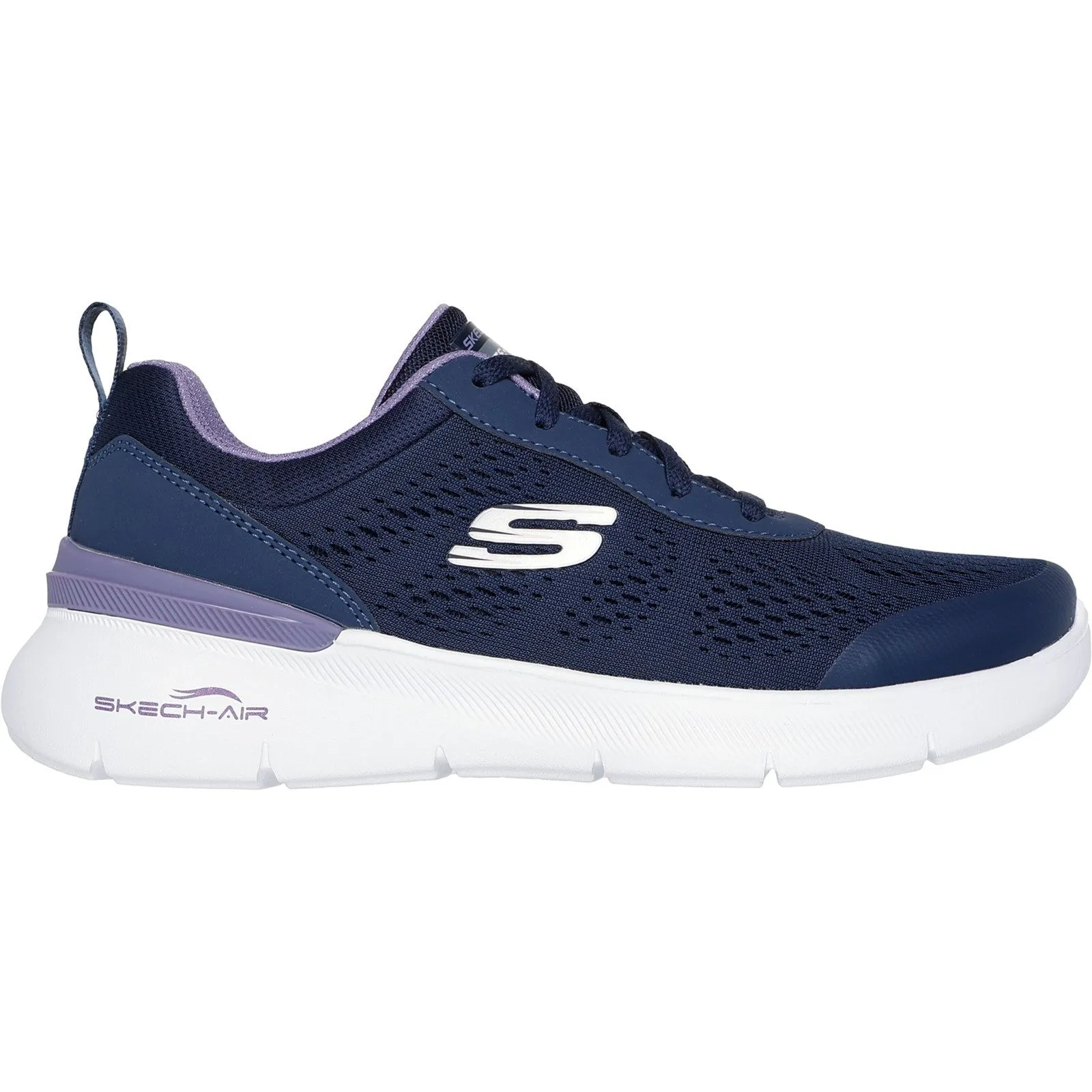 Women's Wide Fit Skechers 150370 Skech-air Dynamight 2.0 New Heights Trainers