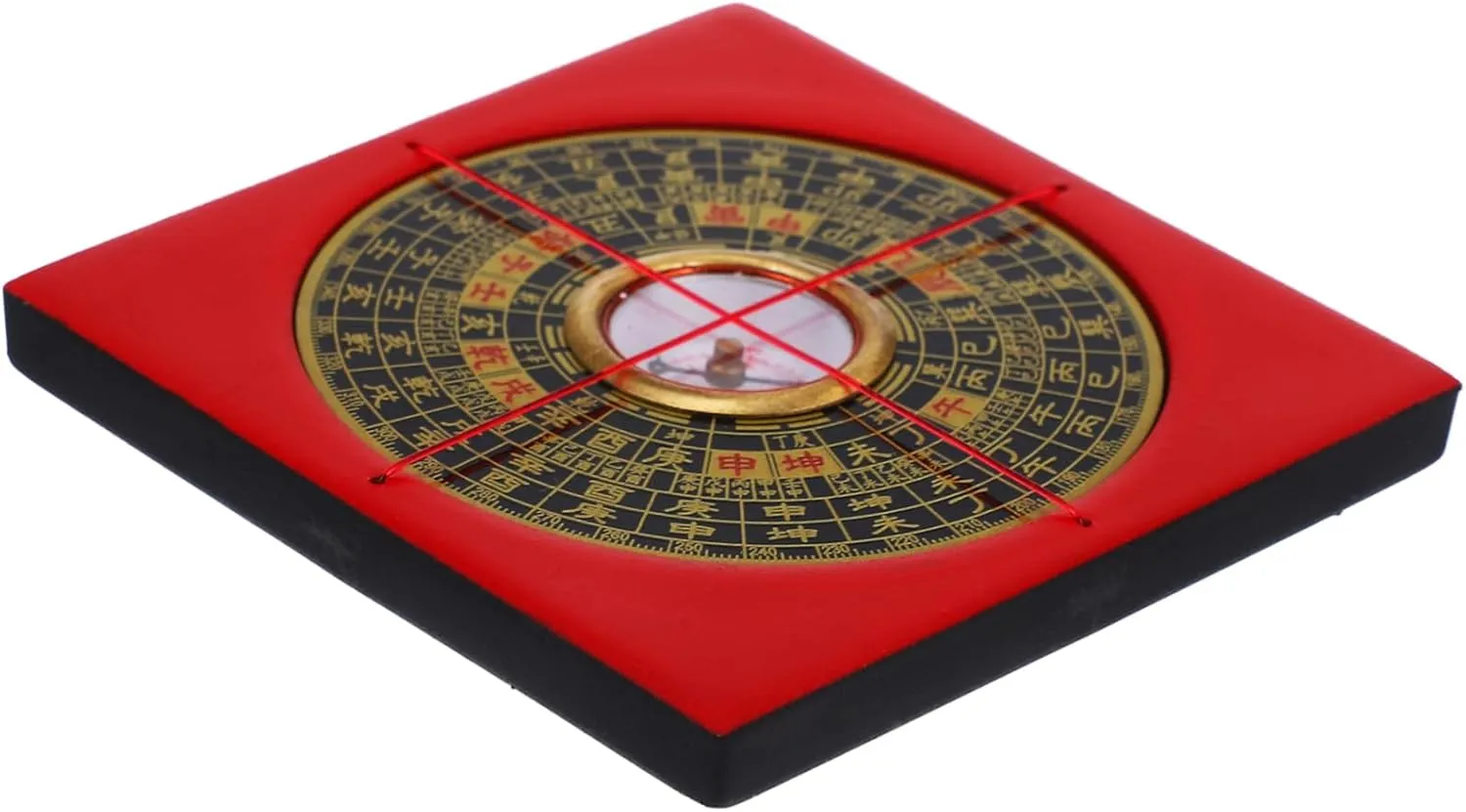 YARNOW Outdoor Survival Compass Portable Divination Compass for Camping and Hiking Keychain Compass with Accurate Scale and Smooth Rotation
