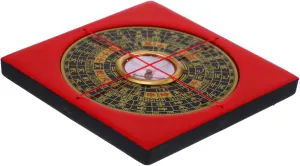 YARNOW Outdoor Survival Compass Portable Divination Compass for Camping and Hiking Keychain Compass with Accurate Scale and Smooth Rotation